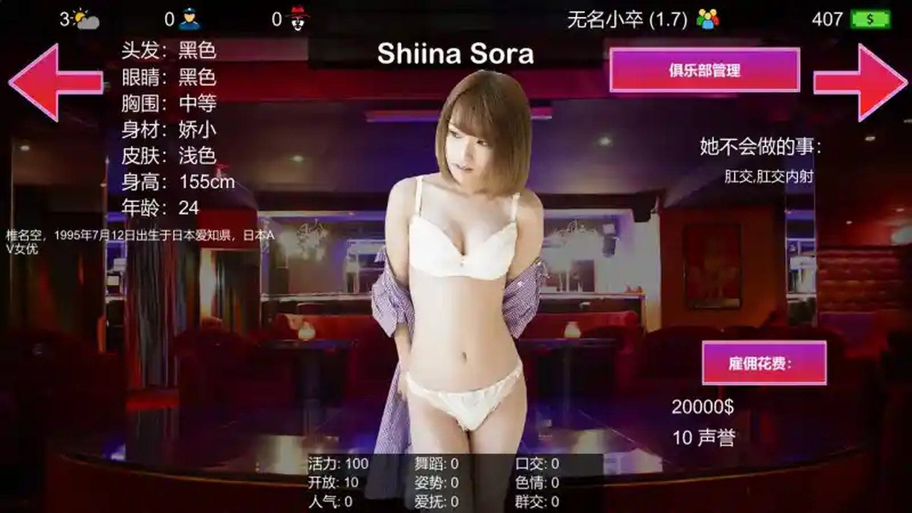 维纳斯脱衣舞俱乐部 俱乐部经营 专题图 1